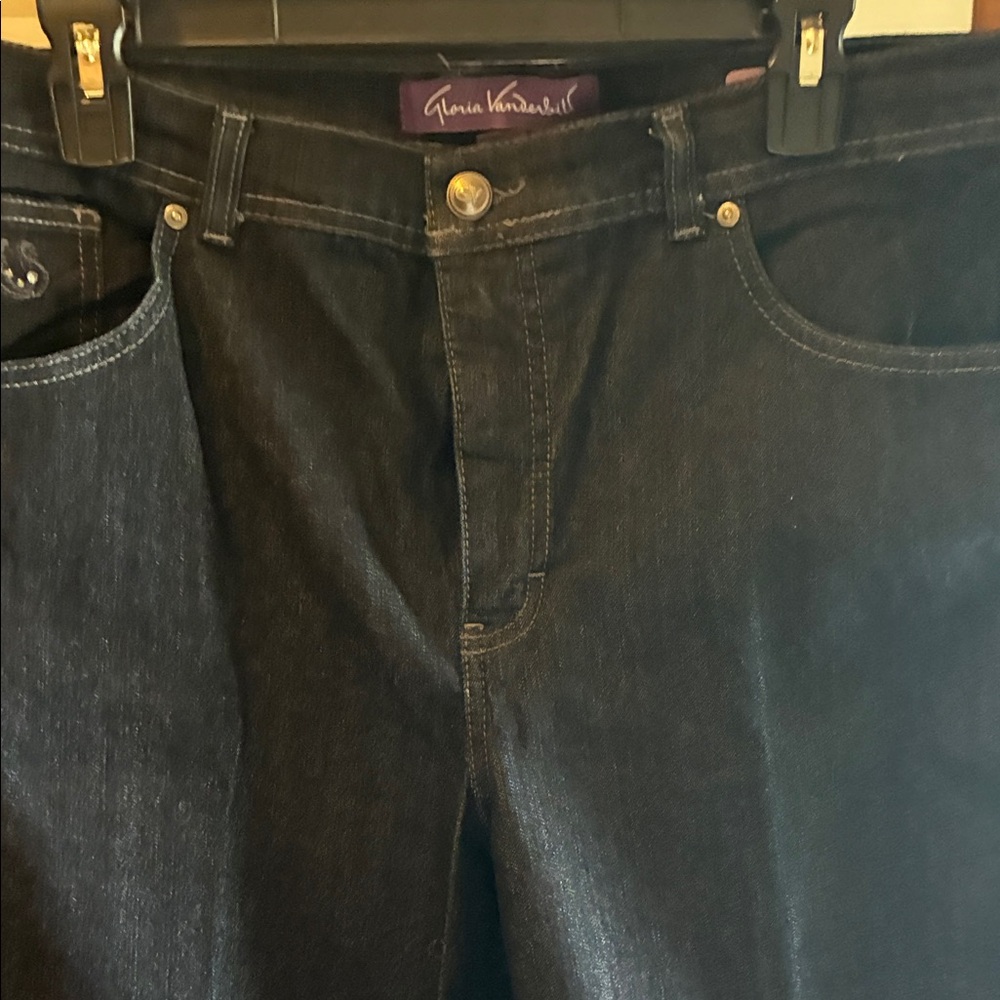 Gloria Vanderbilt Dark Denim Jeans